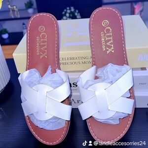 Women's White Sandals